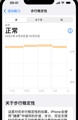 都兰iPhone手机维修如何在iPhone开启'步行稳定性通知'