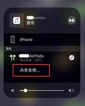 都兰苹果14音频维修点分享iPhone14音频共享设置方法 